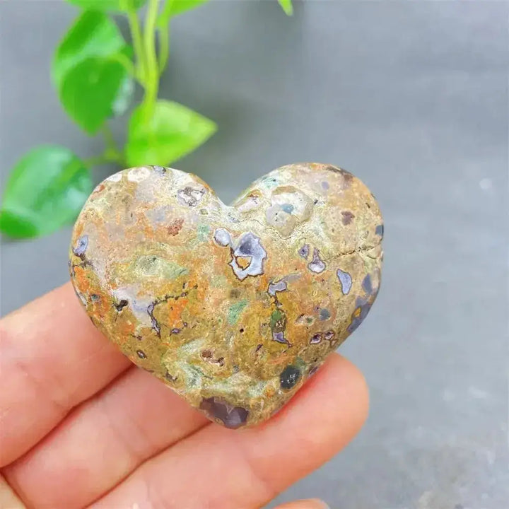 Green Cherry Agate Heart Crystal for Emotional Healing and Harmony-Hearts-Ali-Green Cherry Agate-12 69g-Crystal Destiny