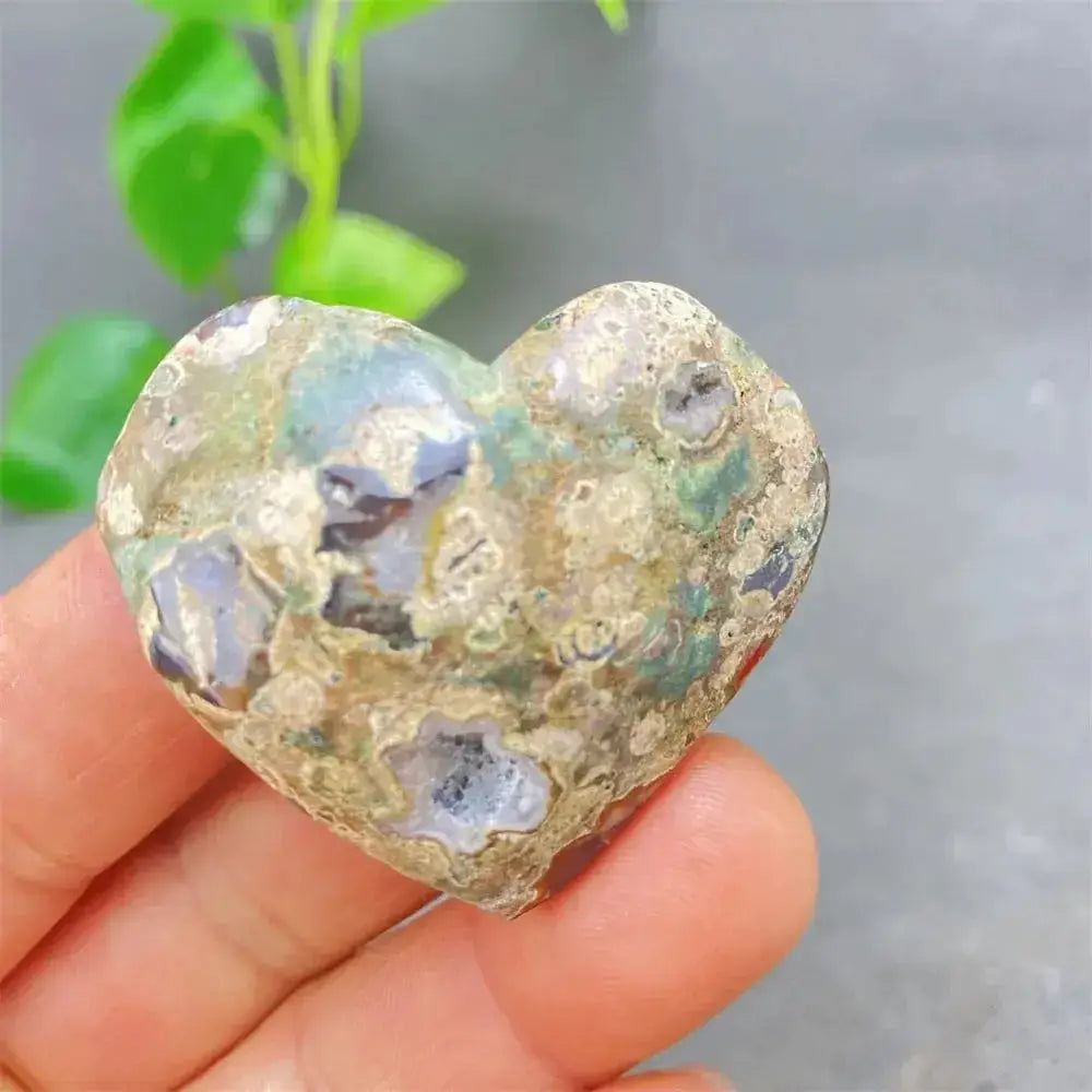 Green Cherry Agate Heart Crystal for Emotional Healing and Harmony-Hearts-Ali-Green Cherry Agate-27 44g-Crystal Destiny