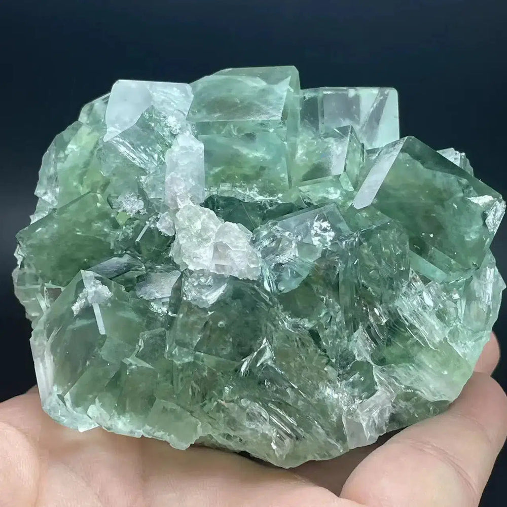 Green Fluorite Cube Cluster