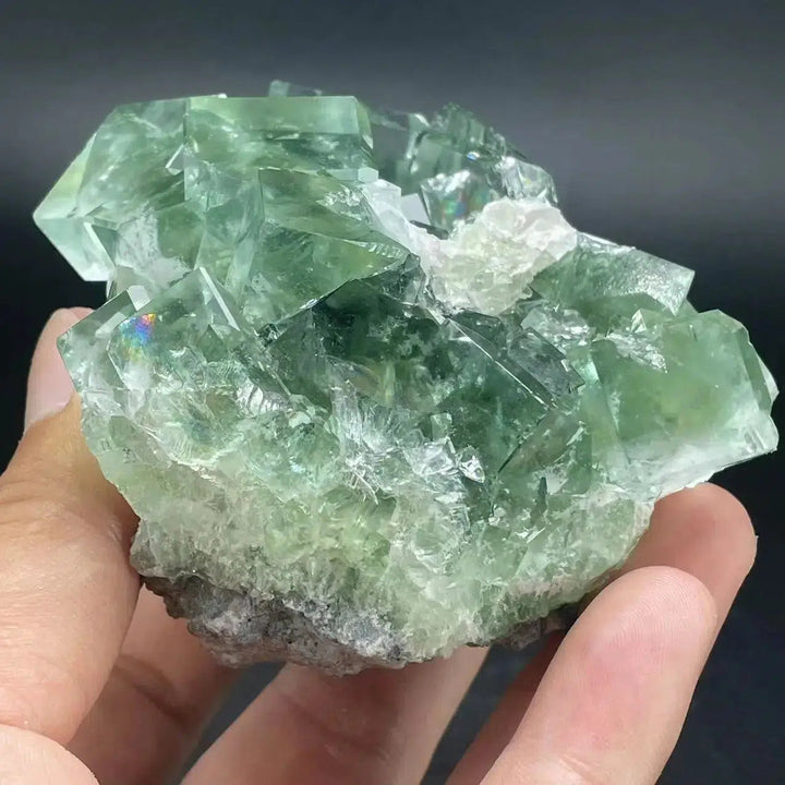 Green Fluorite Cube Cluster