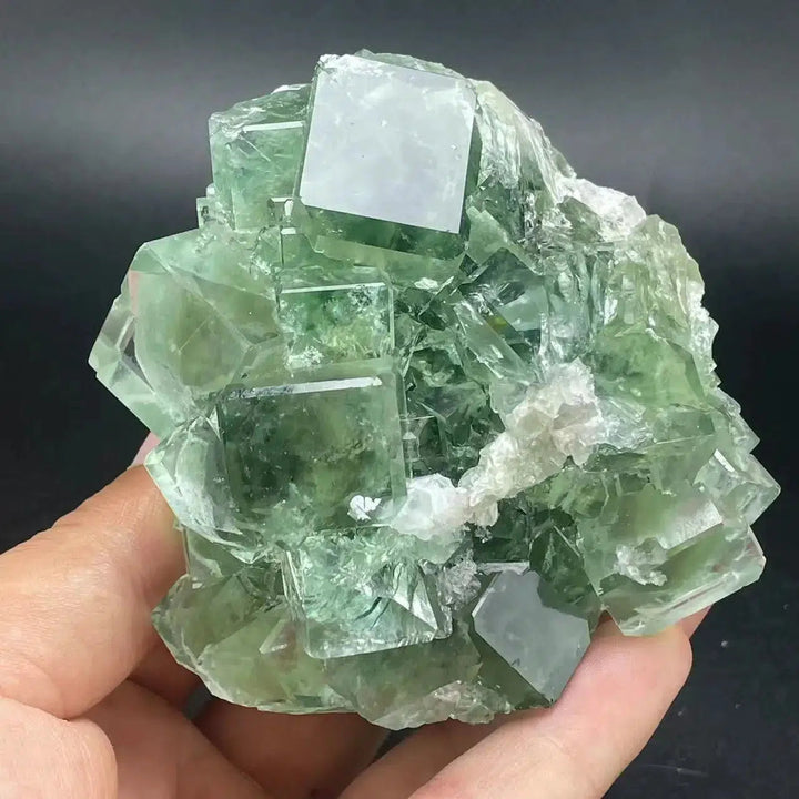 Green Fluorite Cube Cluster