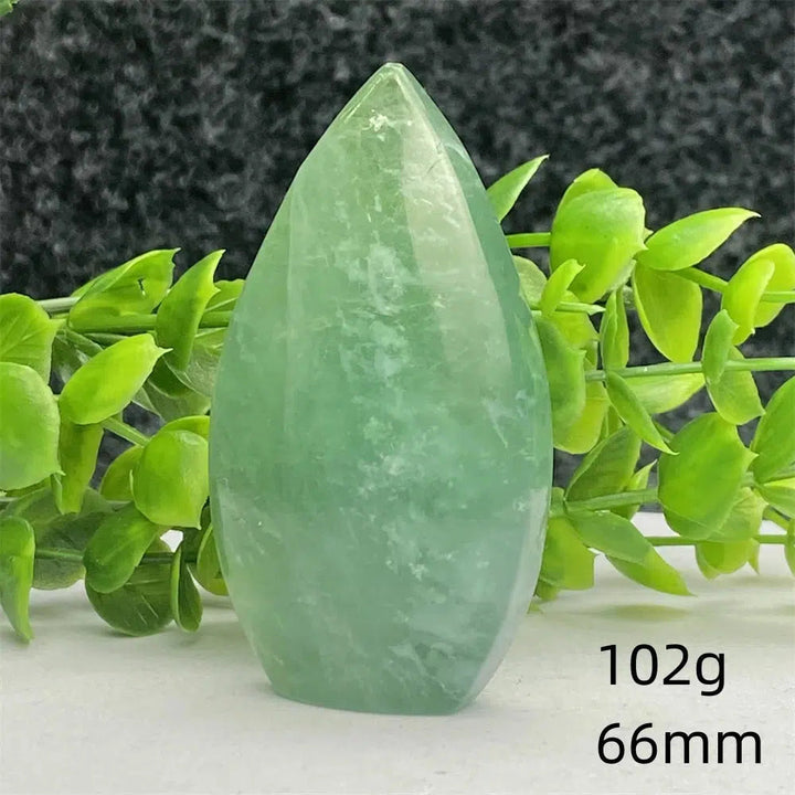 Green Fluorite Freeform Torch