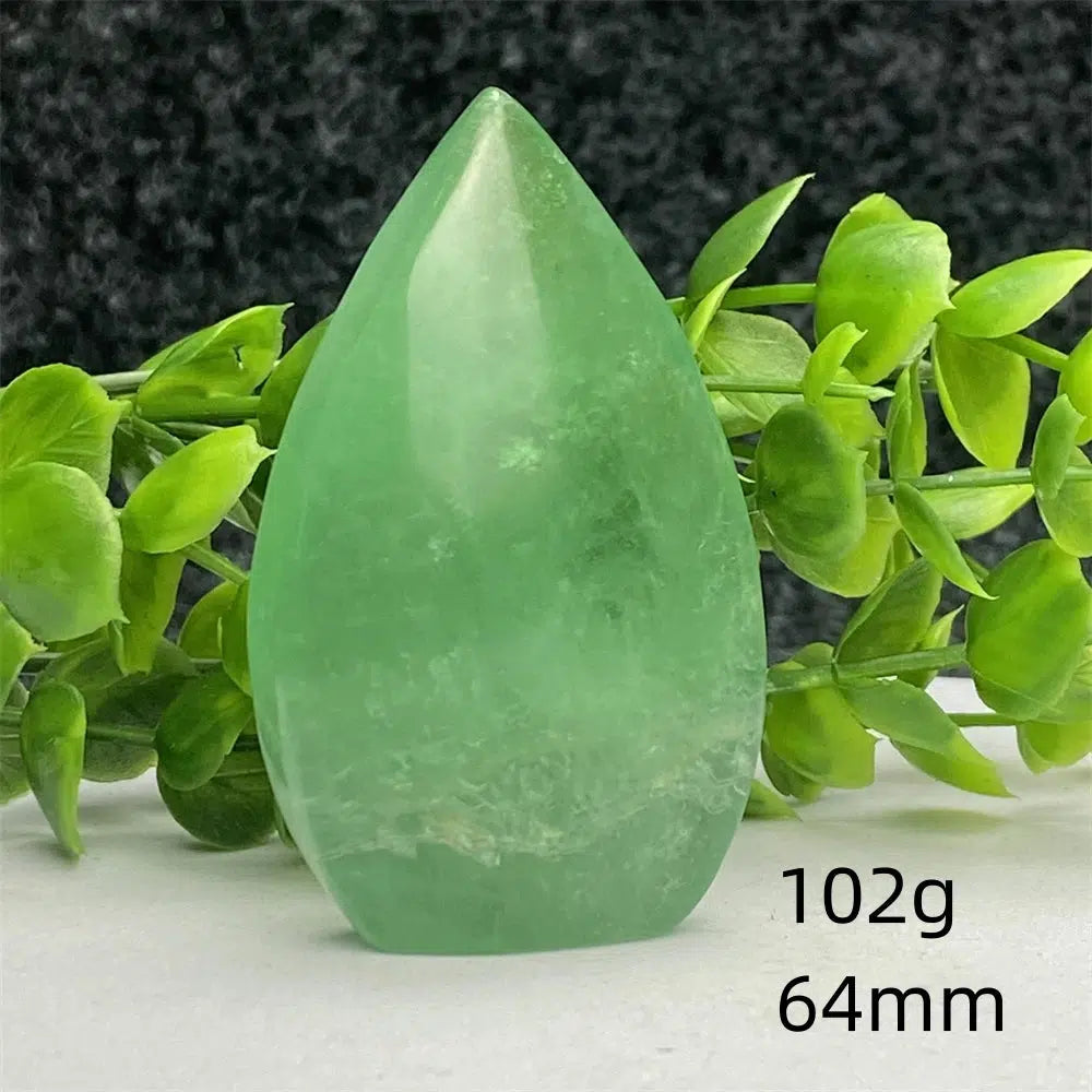 Green Fluorite Freeform Torch