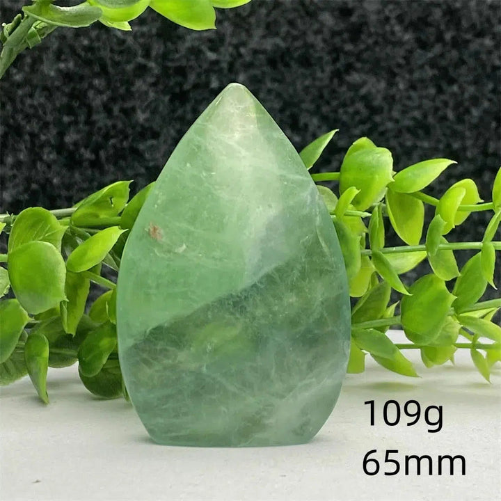 Green Fluorite Freeform Torch