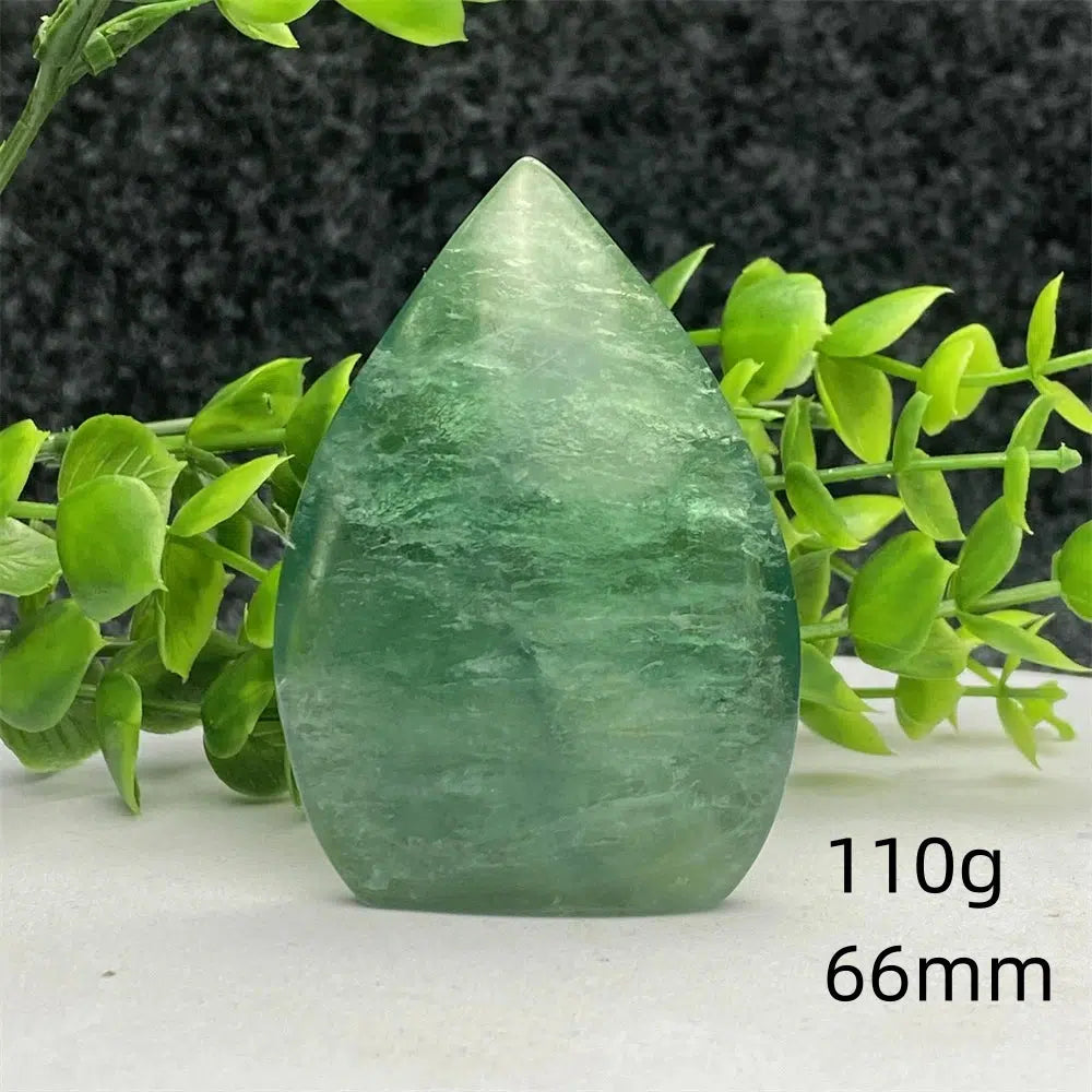 Green Fluorite Freeform Torch