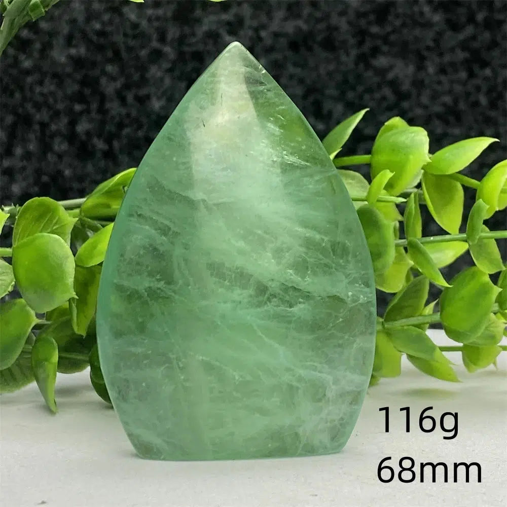 Green Fluorite Freeform Torch