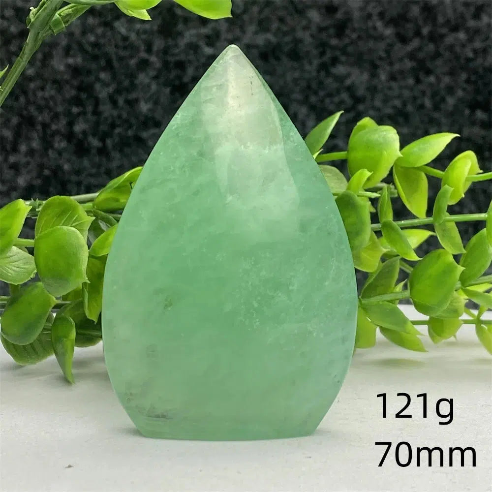 Green Fluorite Freeform Torch