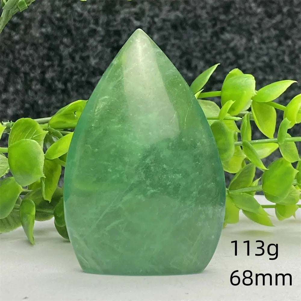 Green Fluorite Freeform Torch