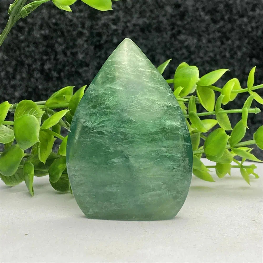 Green Fluorite Freeform Torch