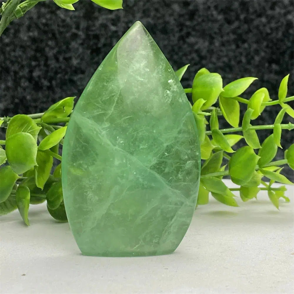 Green Fluorite Freeform Torch