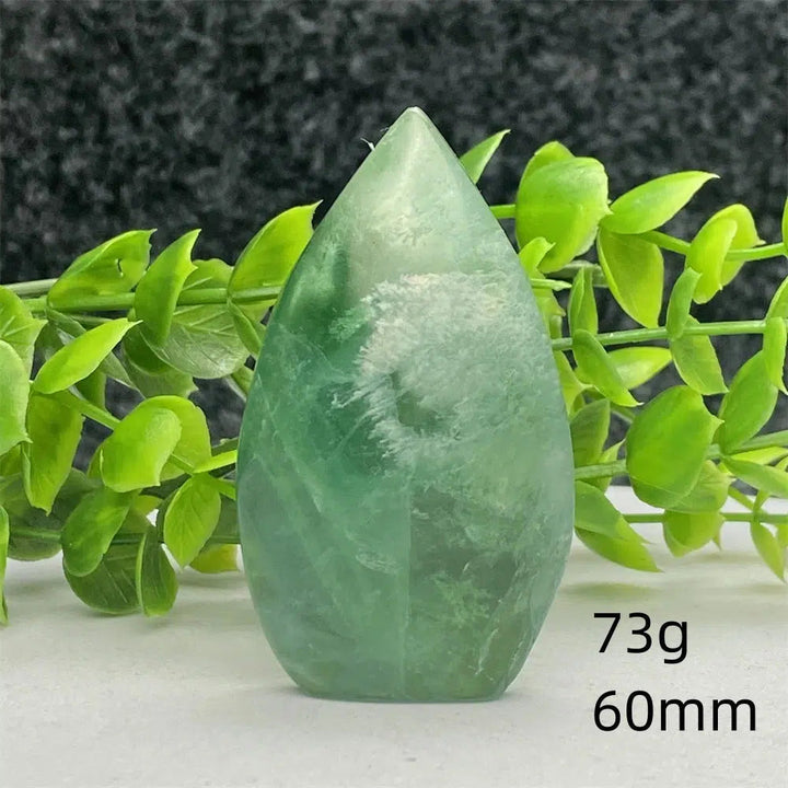 Green Fluorite Freeform Torch