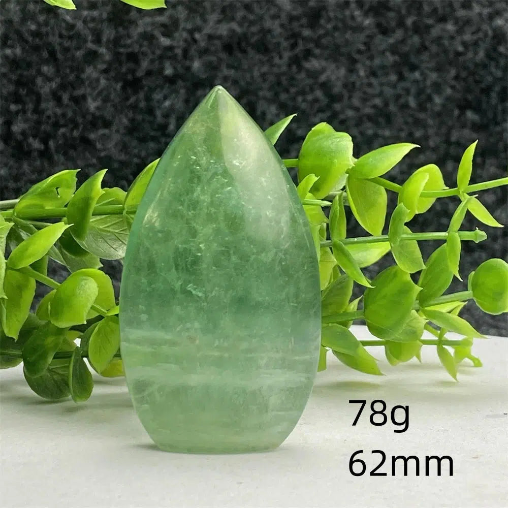 Green Fluorite Freeform Torch