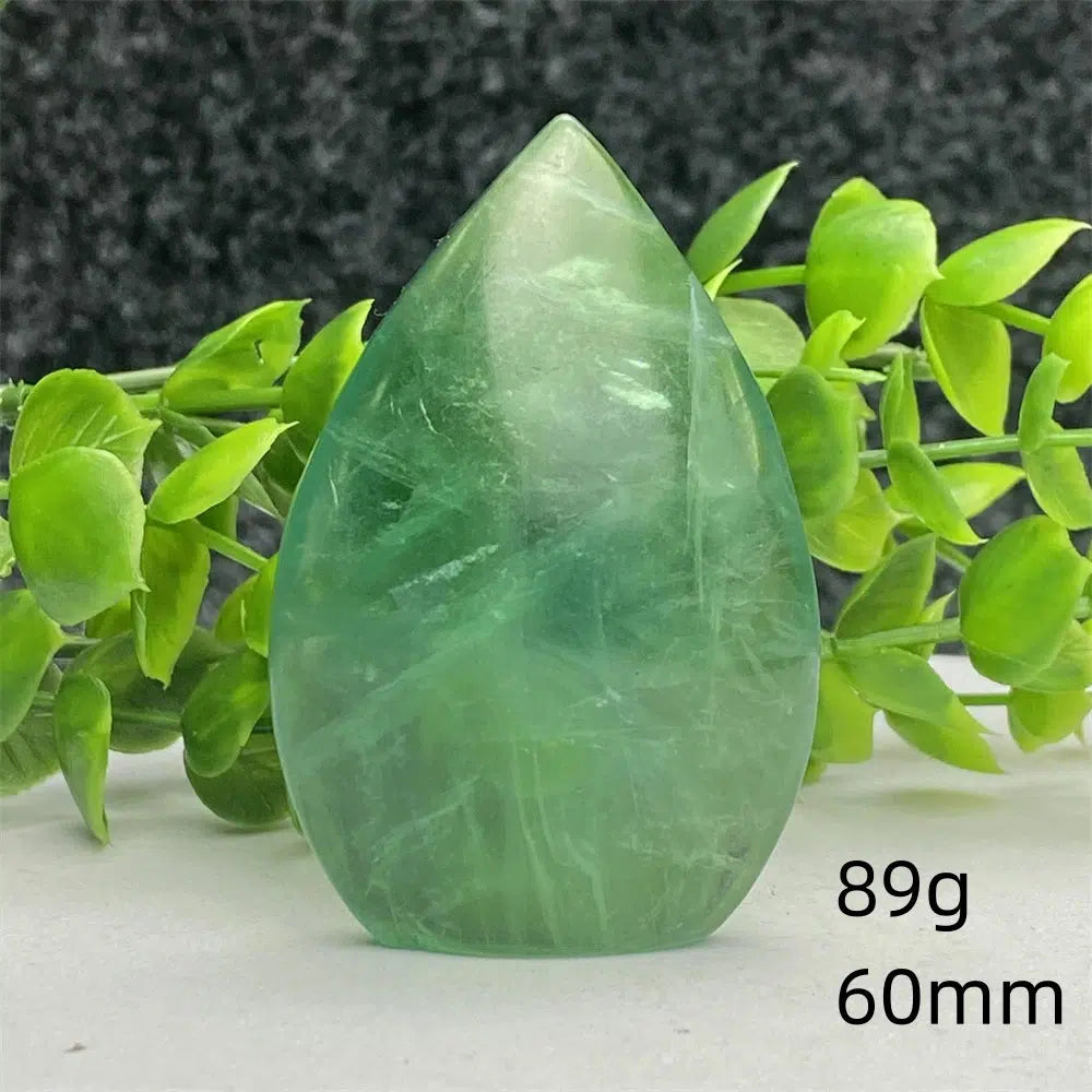 Green Fluorite Freeform Torch