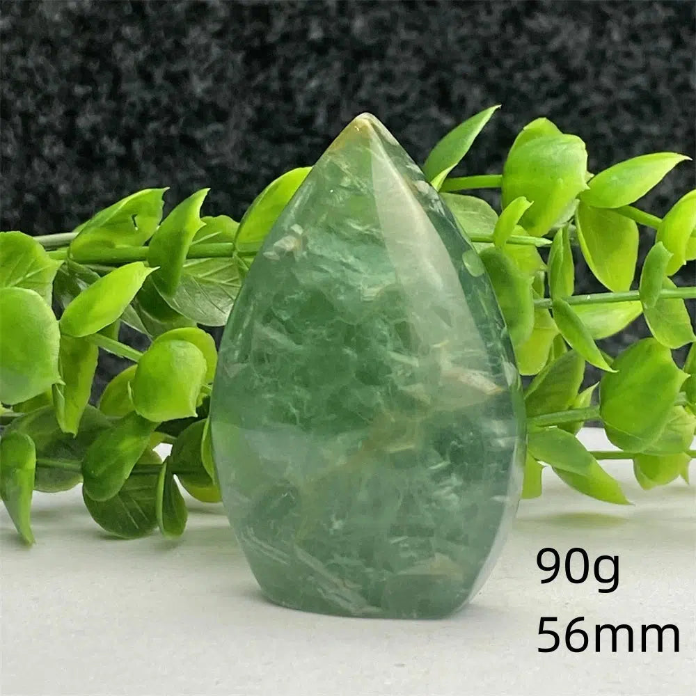 Green Fluorite Freeform Torch