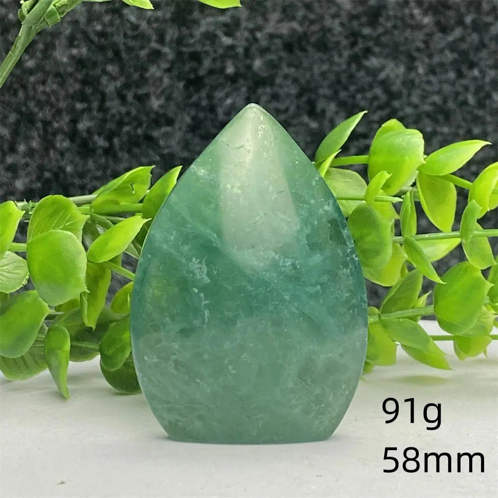 Green Fluorite Freeform Torch