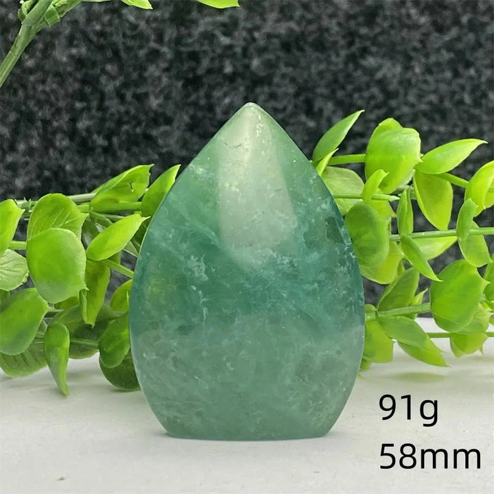 Green Fluorite Freeform Torch