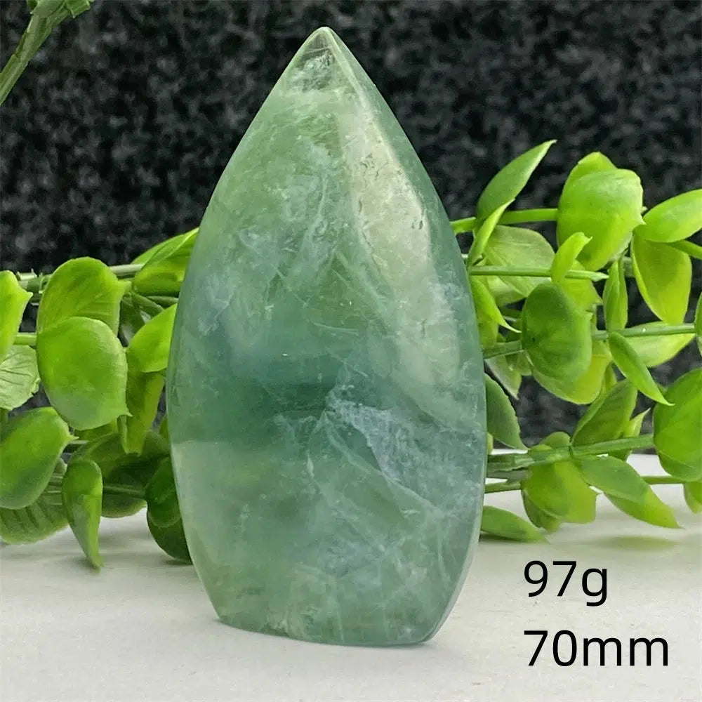 Green Fluorite Freeform Torch