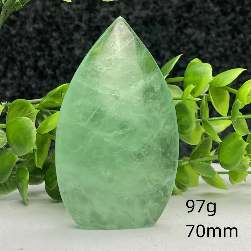 Green Fluorite Freeform Torch