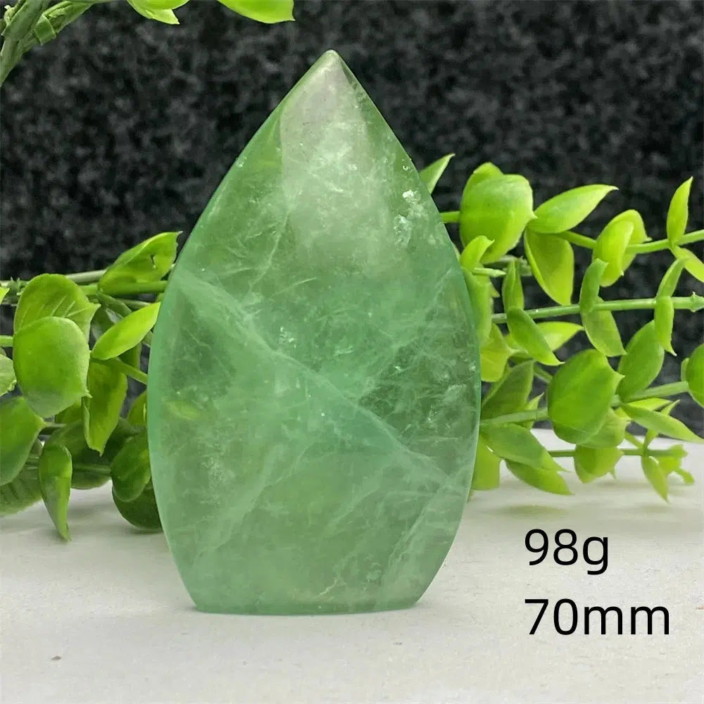 Green Fluorite Freeform Torch