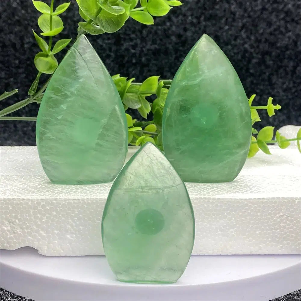 Green Fluorite Freeform Torch