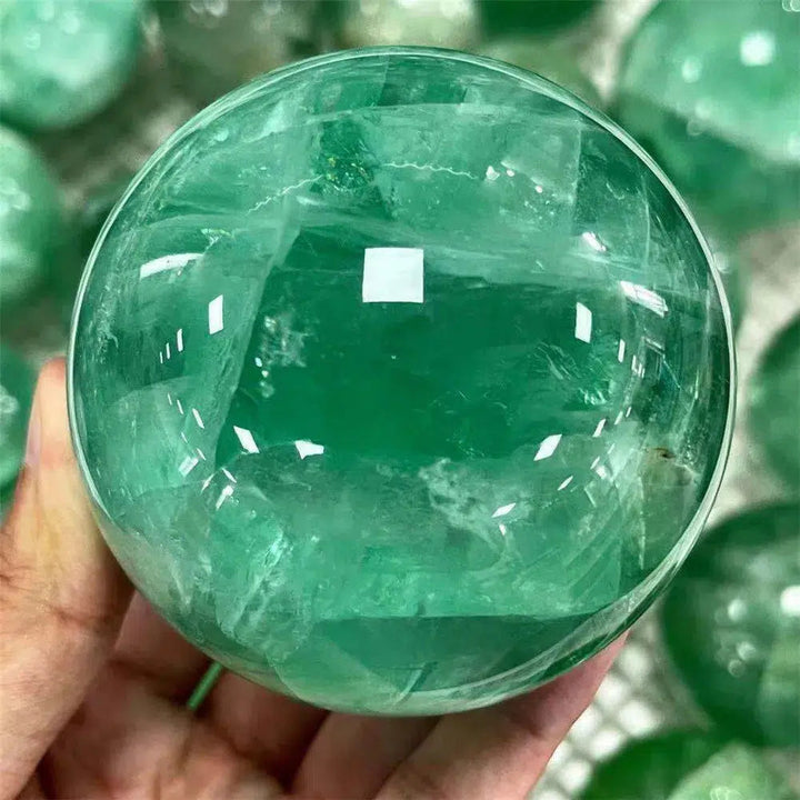 Green Fluorite Sphere