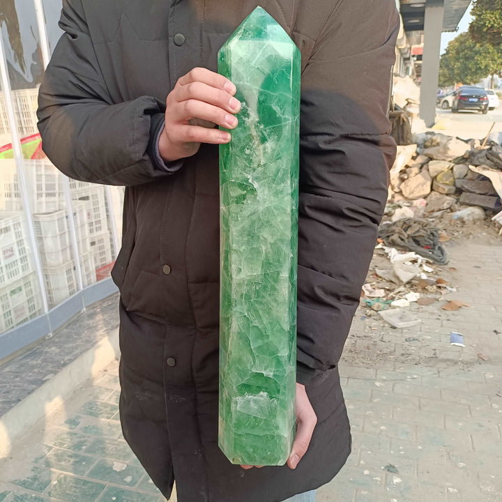 Green Fluorite Tower