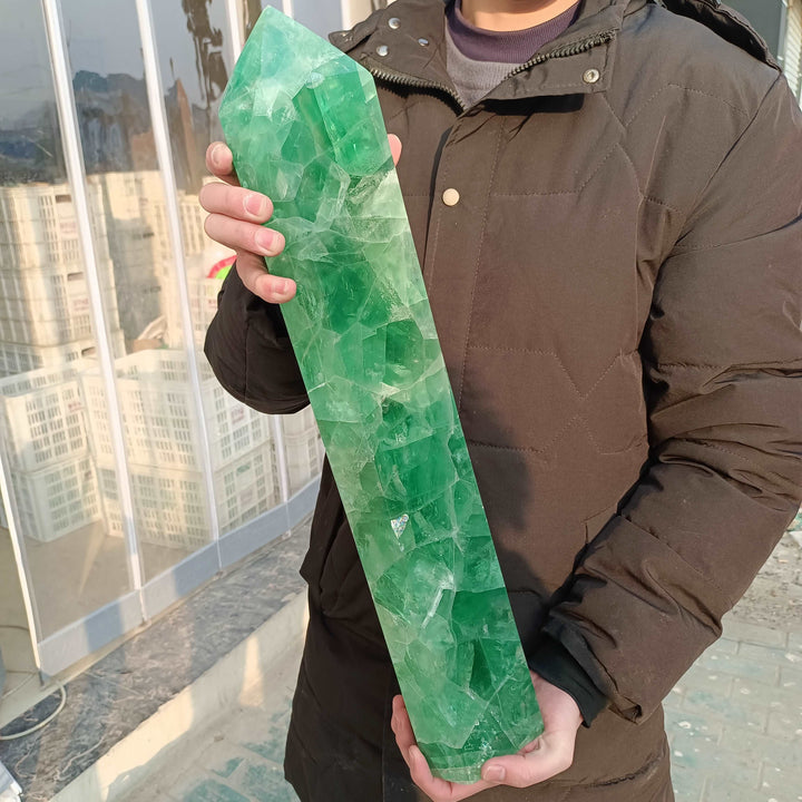 Green Fluorite Tower