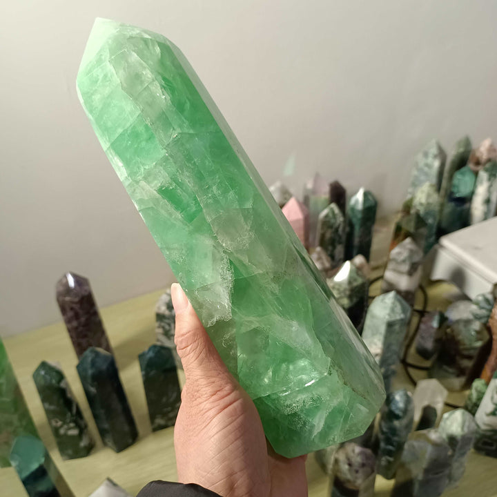 Green Fluorite Tower