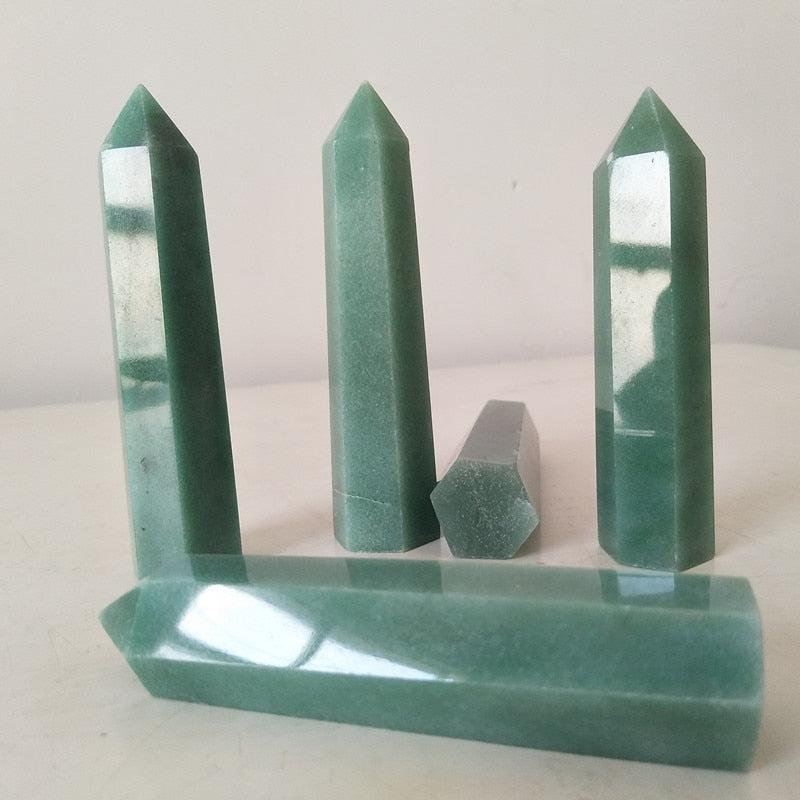 Green Jade Crystal Tower