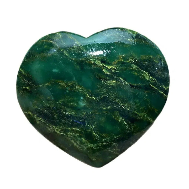 Green Jasper ‘Emerald’ Crystal Heart