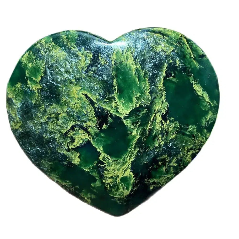 Green Jasper ‘Emerald’ Crystal Heart