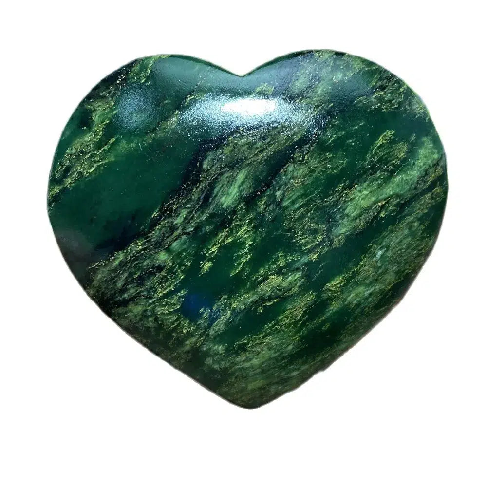 Green Jasper ‘Emerald’ Crystal Heart