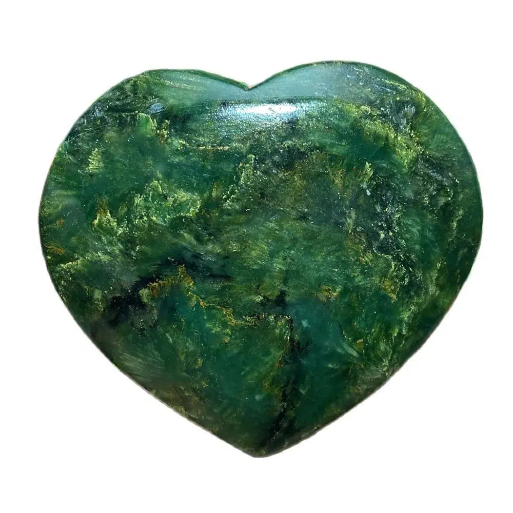 Green Jasper ‘Emerald’ Crystal Heart