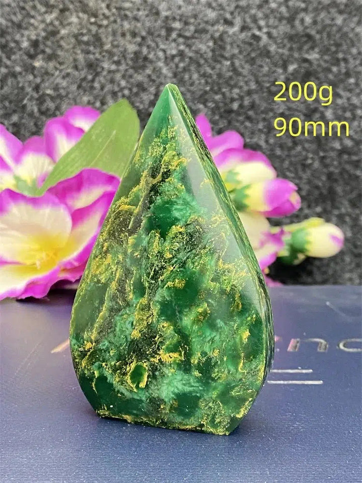 Green Jasper Freeform Torch