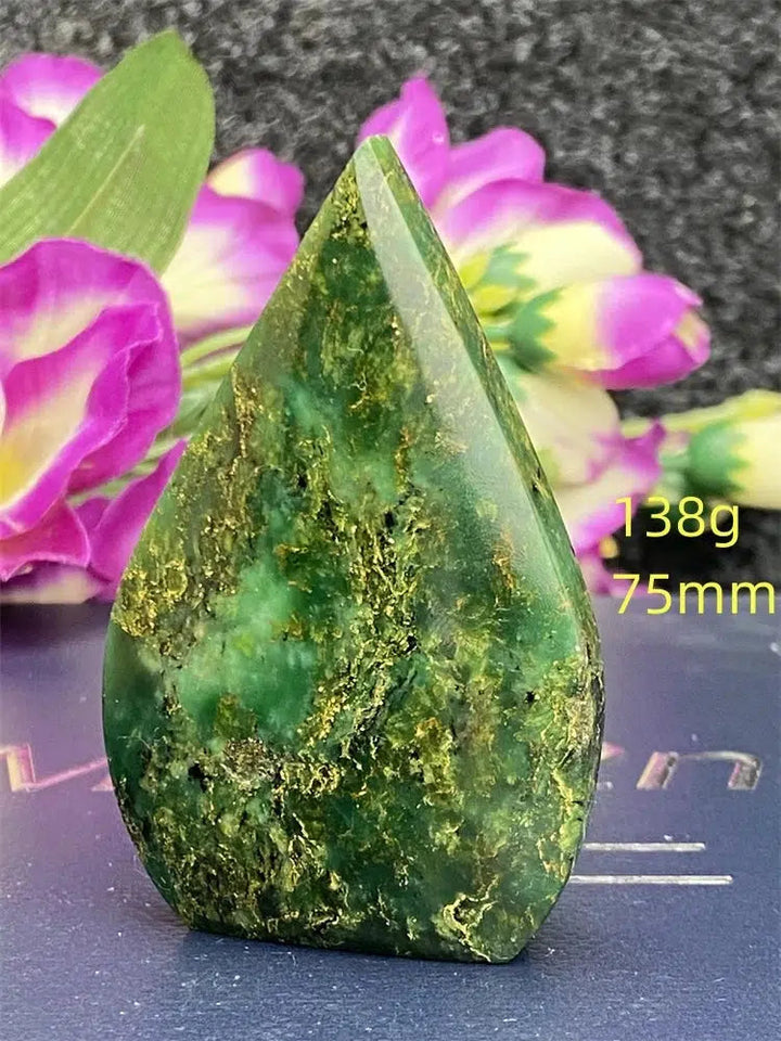 Green Jasper Freeform Torch