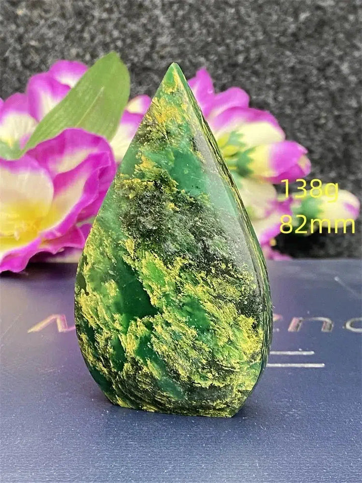 Green Jasper Freeform Torch