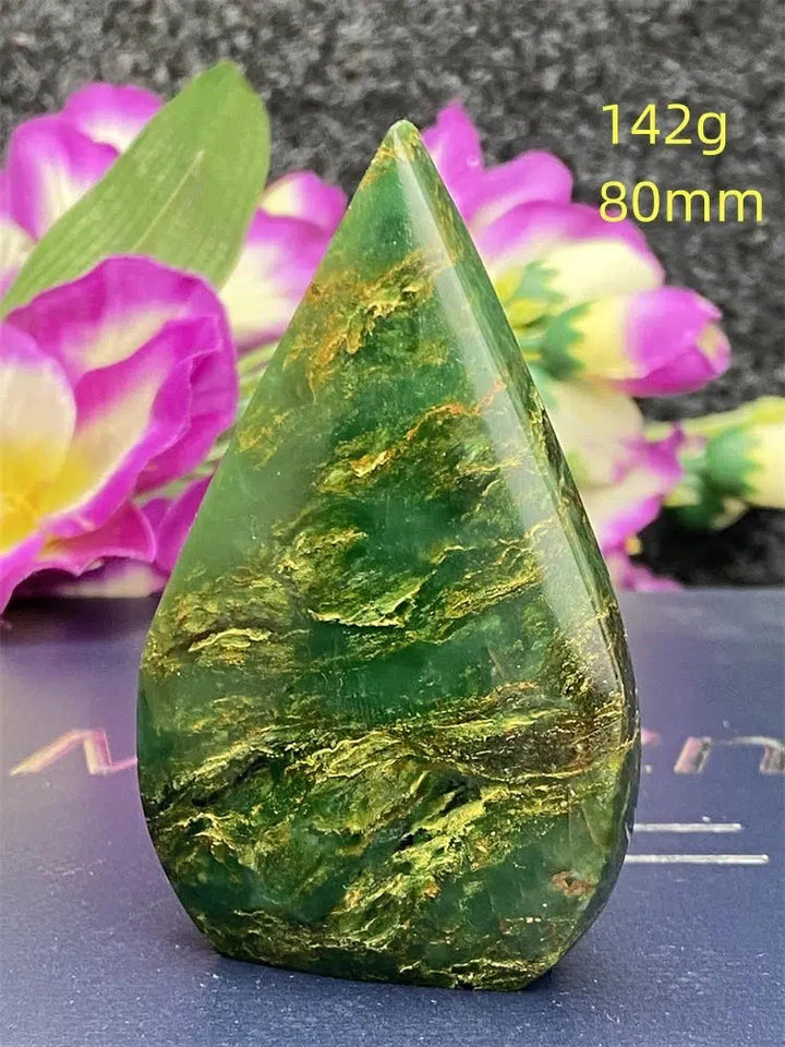 Green Jasper Freeform Torch