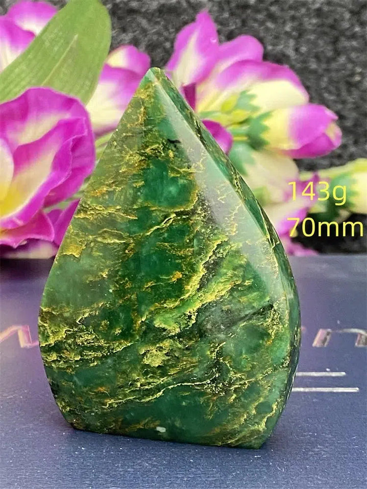 Green Jasper Freeform Torch