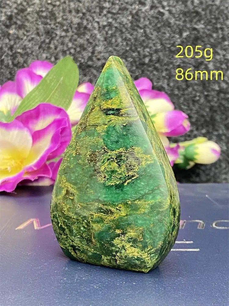 Green Jasper Freeform Torch