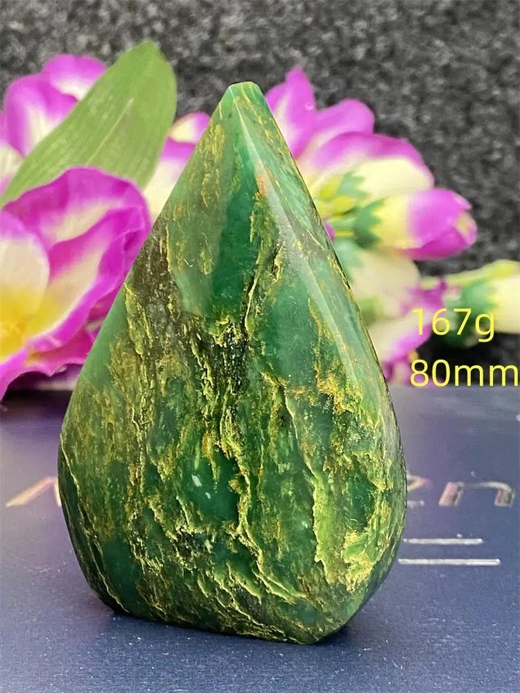 Green Jasper Freeform Torch