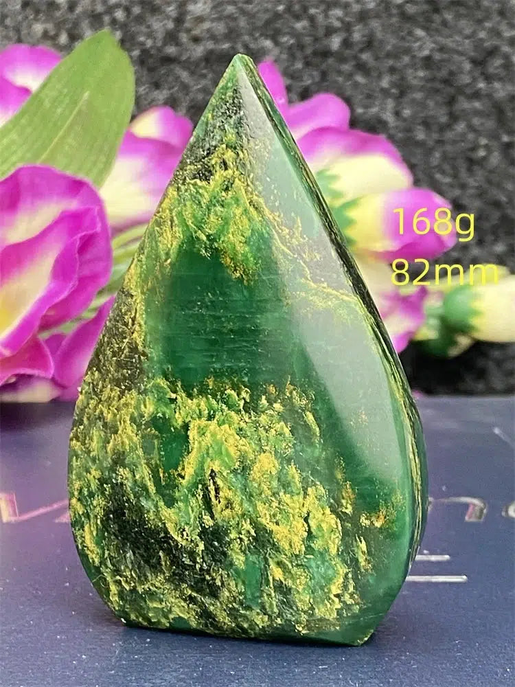 Green Jasper Freeform Torch