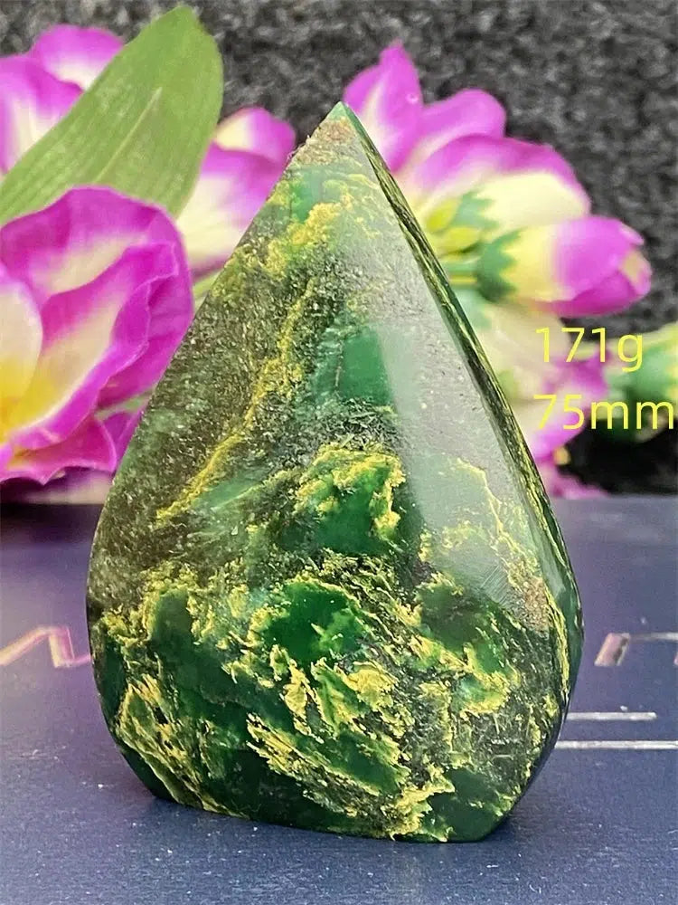 Green Jasper Freeform Torch