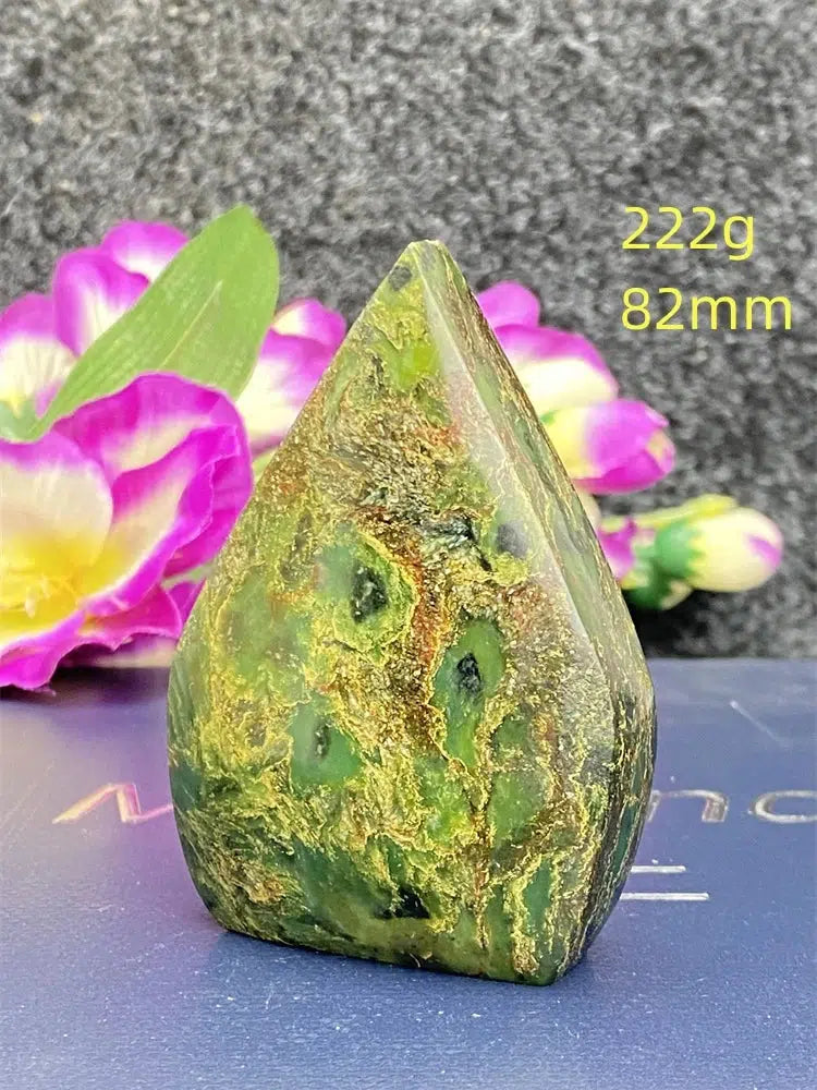 Green Jasper Freeform Torch