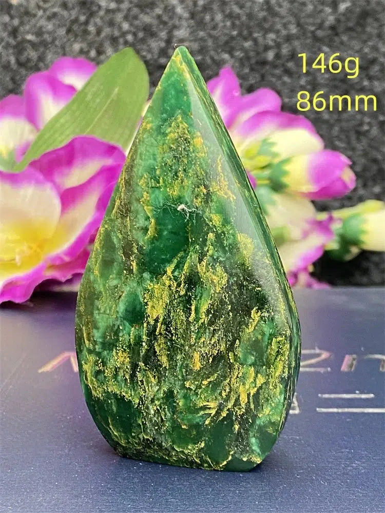 Green Jasper Freeform Torch