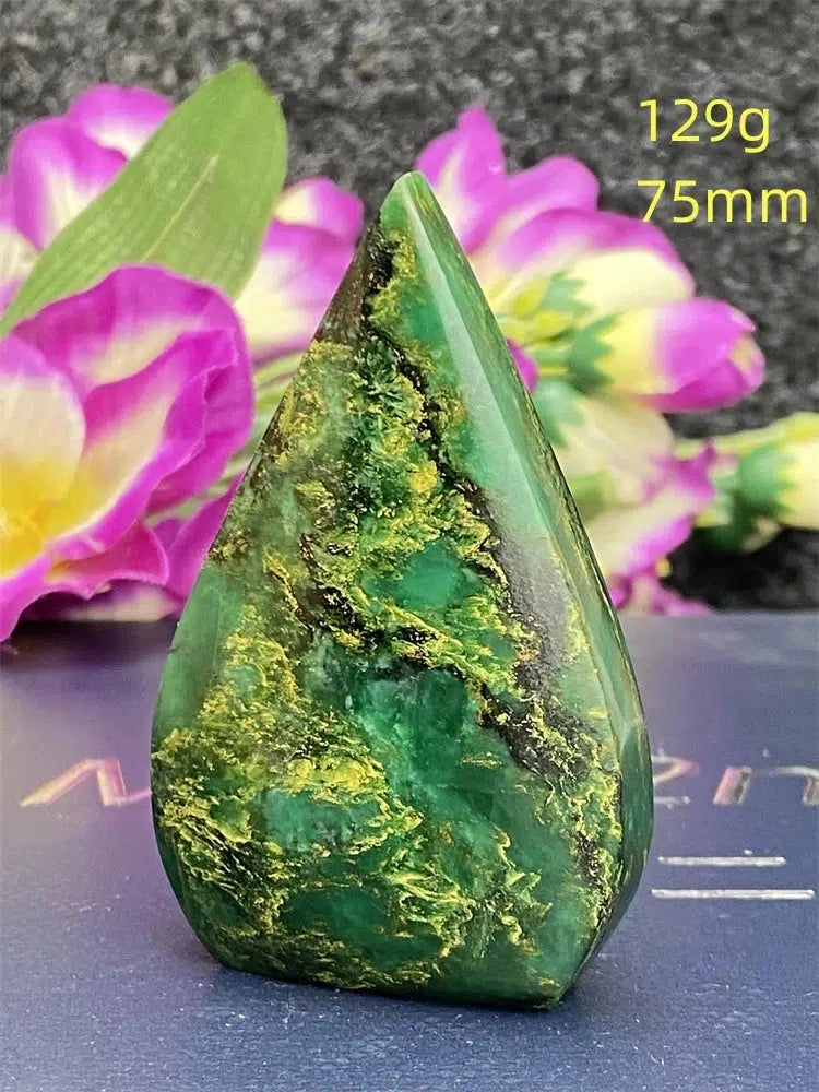 Green Jasper Freeform Torch