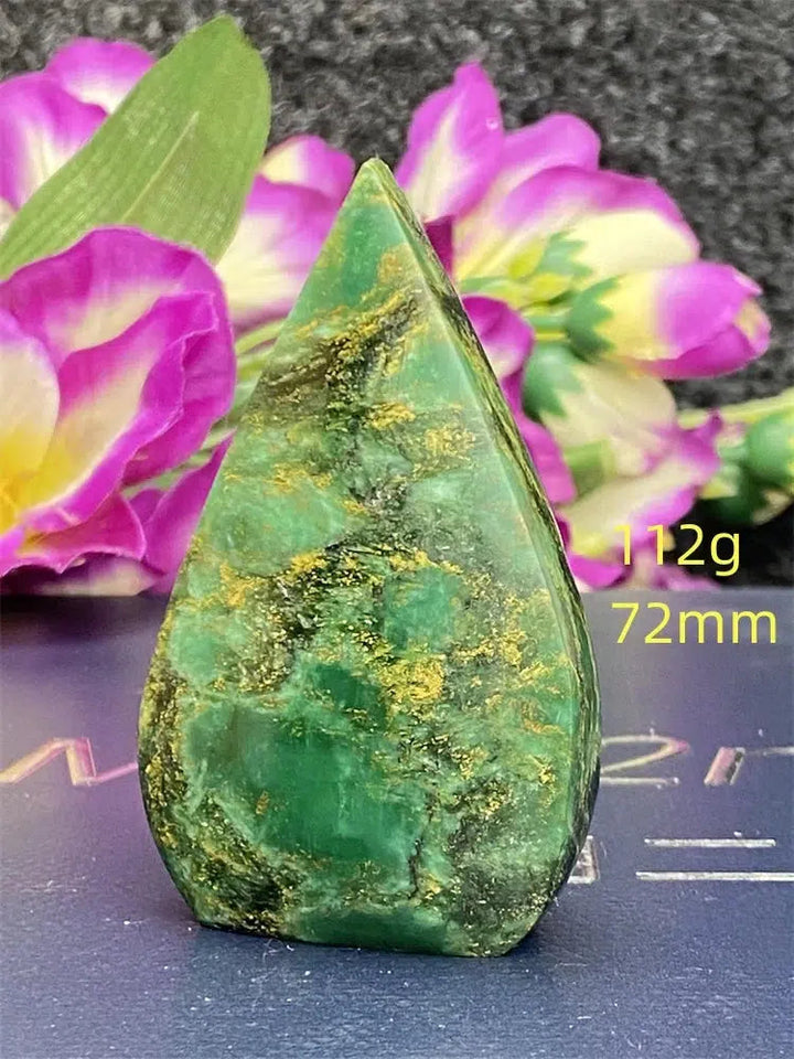 Green Jasper Freeform Torch