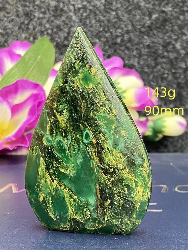 Green Jasper Freeform Torch