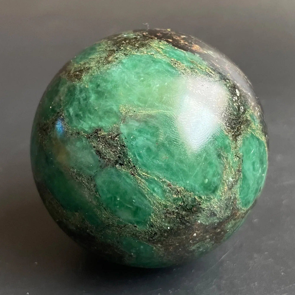 Green Jasper Sphere