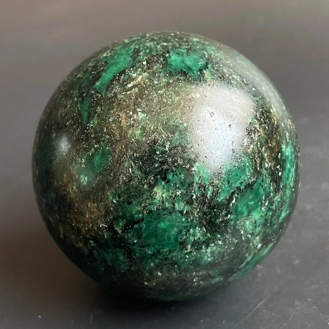 Green Jasper Sphere