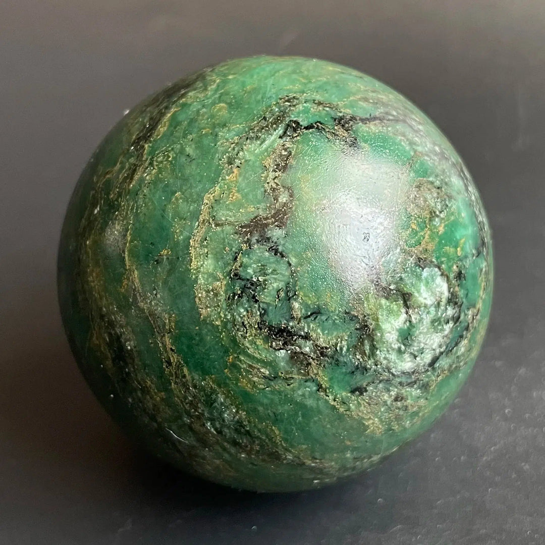 Green Jasper Sphere